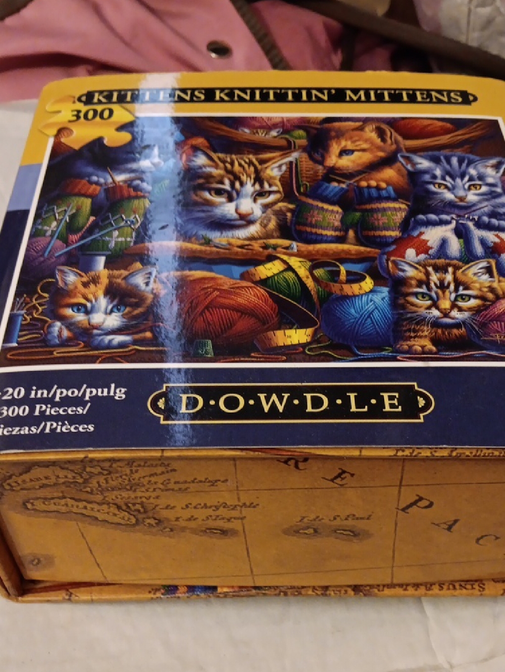 DOWDLE Kittens Knittin' Mittens 300-Piece Jigsaw Puzzle - Colorful - Picture 3 of 3